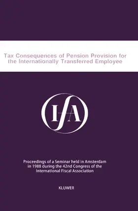  Tax Consequences of Pension Provision for the Internatinionally Transfered Empleyee | Buch |  Sack Fachmedien