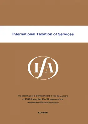  International Taxation of Services | Buch |  Sack Fachmedien