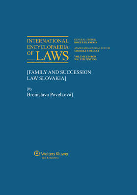 Pintens |  International Encyclopaedia of Laws: Family and Succession Law | Loseblattwerk |  Sack Fachmedien