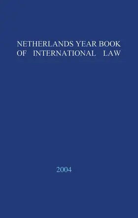  Netherlands Yearbook of International Law - 2003 | Buch |  Sack Fachmedien