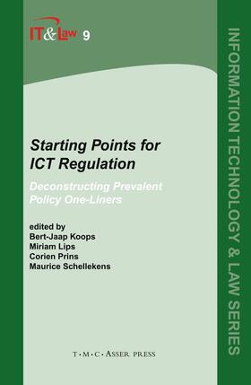 Koops / Lips / Prins |  Starting Points for ICT Regulation | Buch |  Sack Fachmedien