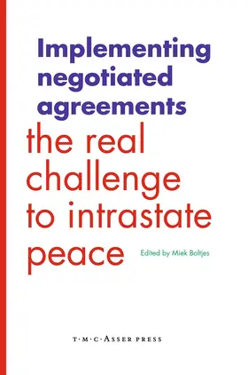 Boltjes |  Implementing Negotiated Agreements | Buch |  Sack Fachmedien