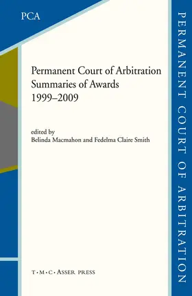 Mcmahon / Smith |  The Permanent Court of Arbitration | Buch |  Sack Fachmedien