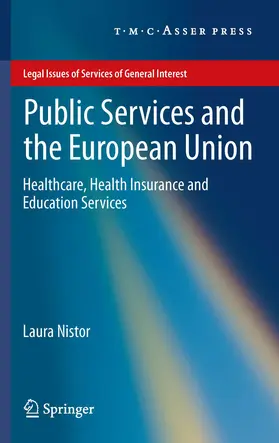 Nistor |  Public Services and the European Union | eBook | Sack Fachmedien