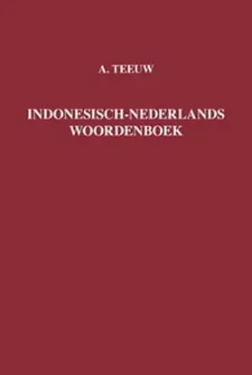 Teeuw |  Indonesisch-Nederlands Woordenboek | Buch |  Sack Fachmedien