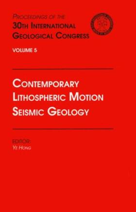 Hong |  Contemporary Lithospheric Motion Seismic Geology | Buch |  Sack Fachmedien