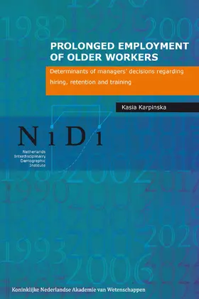 Karpinska |  Prolonged Employment of Older Workers | Buch |  Sack Fachmedien