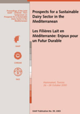 Djemali / Guellouz | Prospects for a sustainable dairy sector in the Mediterranean | Buch | 978-90-74134-92-7 | sack.de