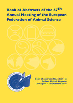  Book of Abstracts of the 67th Annual Meeting of the European Federation of Animal Science | Buch |  Sack Fachmedien