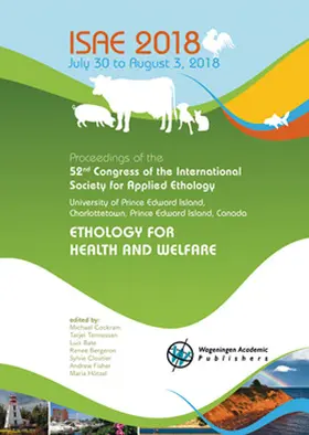 Cockram / Tennessen / Bate |  Proceedings of the 52nd Congress of the International Society for Applied Ethology | Buch |  Sack Fachmedien