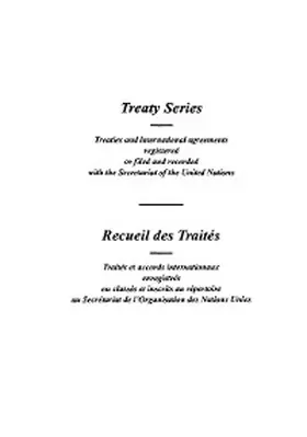  Treaty Series 1709 / Recueil des Traités 1709 | eBook | Sack Fachmedien