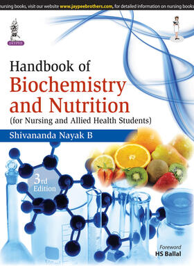 Nayak |  Handbook of Biochemistry and Nutrition for Nursing and Allied Health Students | Buch |  Sack Fachmedien