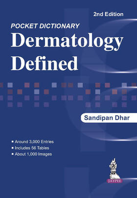 Dhar |  Pocket Dictionary: Dermatology Defined | Buch |  Sack Fachmedien