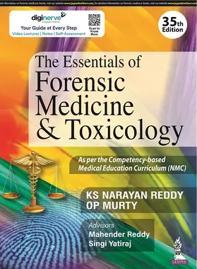 Reddy / Murty |  The Essentials of Forensic Medicine & Toxicology | Buch |  Sack Fachmedien