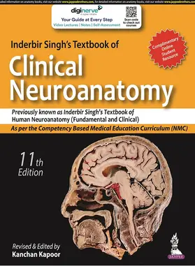 Kapoor |  Inderbir Singh's Textbook of Clinical Neuroanatomy | Buch |  Sack Fachmedien