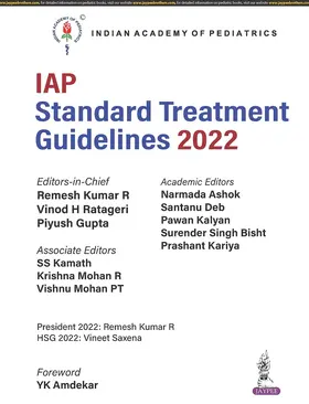 R / Ratageri / Gupta |  IAP Standard Treatment Guidelines 2022 | Buch |  Sack Fachmedien