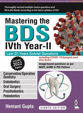 Gupta |  Mastering The BDS IVth Year-II | Buch |  Sack Fachmedien