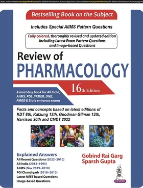 Garg / Gupta |  Review of Pharmacology | Buch |  Sack Fachmedien