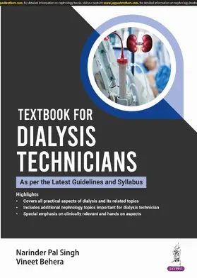 Singh / Behra |  Textbook for Dialysis Technicians | Buch |  Sack Fachmedien