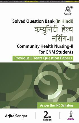 Sengar |  Community Health Nursing-II for GNM Students | Buch |  Sack Fachmedien