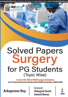 Roy |  Solved Papers: Surgery For PG Students (Topic Wise) | Buch |  Sack Fachmedien