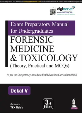 V |  Exam Preparatory Manual for Undergraduates: Forensic Medicine & Toxicology | Buch |  Sack Fachmedien