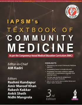 Sheth / Kundapur / Khan |  Textbook of Community Medicine | Buch |  Sack Fachmedien