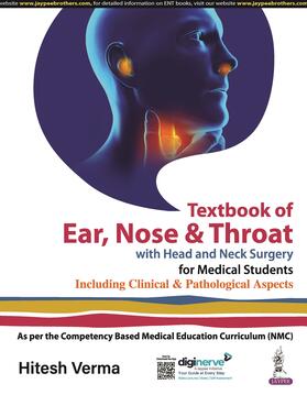 Verma |  Textbook of Ear, Nose & Throat with Head and Neck Surgery for Medical Students | Buch |  Sack Fachmedien