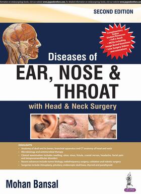 Bansal |  Diseases of Ear, Nose & Throat | Buch |  Sack Fachmedien
