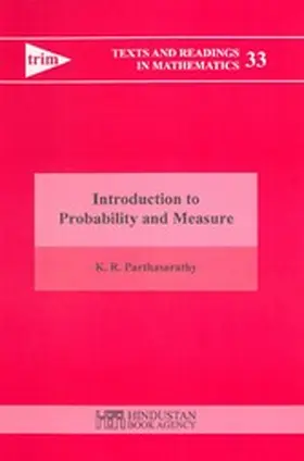 Parthasarathy |  Introduction to Probability and Measure | eBook | Sack Fachmedien