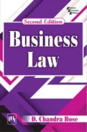  Bose, D: Business Law | Buch |  Sack Fachmedien