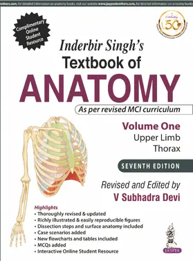 Devi |  Inderbir Singh's Textbook of Anatomy (Volume 1: Upper Limb and Thorax) | Buch |  Sack Fachmedien