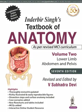 Devi |  Inderbir Singh's Textbook of Anatomy (Volume 2: Lower Limb, Abdomen and Pelvis) | Buch |  Sack Fachmedien