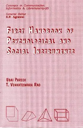 Pareek / Rao |  First Handbook of Psychological and Social Instruments | eBook | Sack Fachmedien