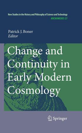 Bonner | Change and Continuity in Early Modern Cosmology | Buch | 978-94-007-0036-9 | sack.de