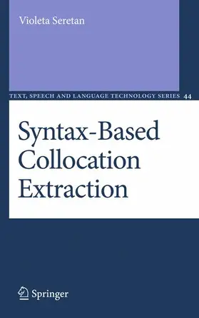 Seretan |  Syntax-Based Collocation Extraction | Buch |  Sack Fachmedien