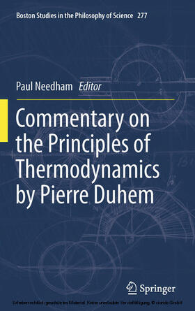 Needham |  Commentary on the Principles of Thermodynamics by Pierre Duhem | eBook | Sack Fachmedien