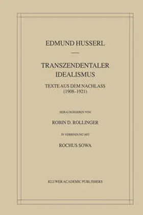 Husserl / Rollinger |  Transzendentaler Idealismus | eBook | Sack Fachmedien