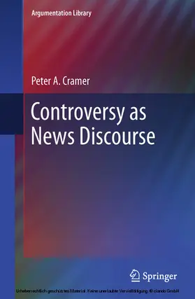 Cramer |  Controversy as News Discourse | eBook | Sack Fachmedien