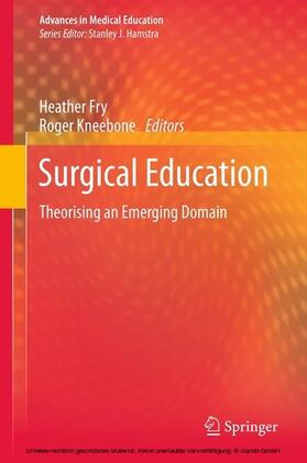 Fry / Kneebone |  Surgical Education | eBook | Sack Fachmedien