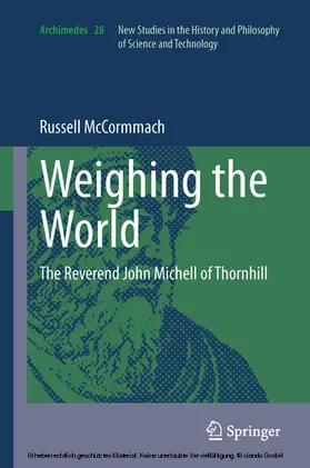 McCormmach |  Weighing the World | eBook | Sack Fachmedien