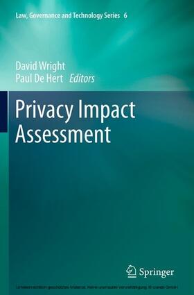 Wright / de Hert |  Privacy Impact Assessment | eBook | Sack Fachmedien