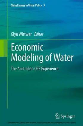 Wittwer |  Economic Modeling of Water | eBook | Sack Fachmedien