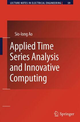 Ao |  Applied Time Series Analysis and Innovative Computing | Buch |  Sack Fachmedien