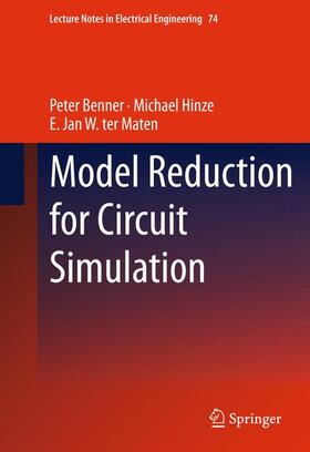 Benner / ter Maten / Hinze |  Model Reduction for Circuit Simulation | Buch |  Sack Fachmedien