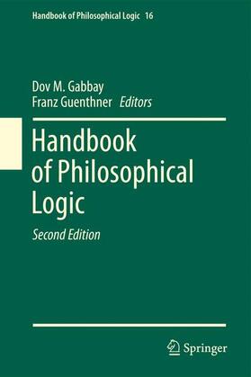 Guenthner / Gabbay |  Handbook of  Philosophical Logic | Buch |  Sack Fachmedien