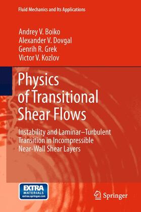 Boiko / Kozlov / Dovgal |  Physics of Transitional Shear Flows | Buch |  Sack Fachmedien