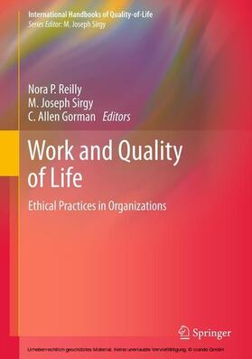 Reilly / Sirgy / Gorman |  Work and Quality of Life | eBook | Sack Fachmedien