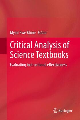 Khine |  Critical Analysis of Science Textbooks | Buch |  Sack Fachmedien