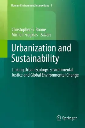 Fragkias / Boone |  Urbanization and Sustainability | Buch |  Sack Fachmedien